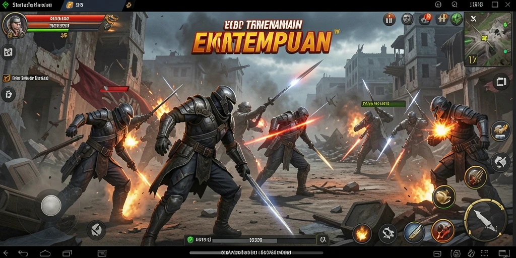 Screenshot gameplay 66D yang menampilkan strategi pertempuran yang mendebarkan.