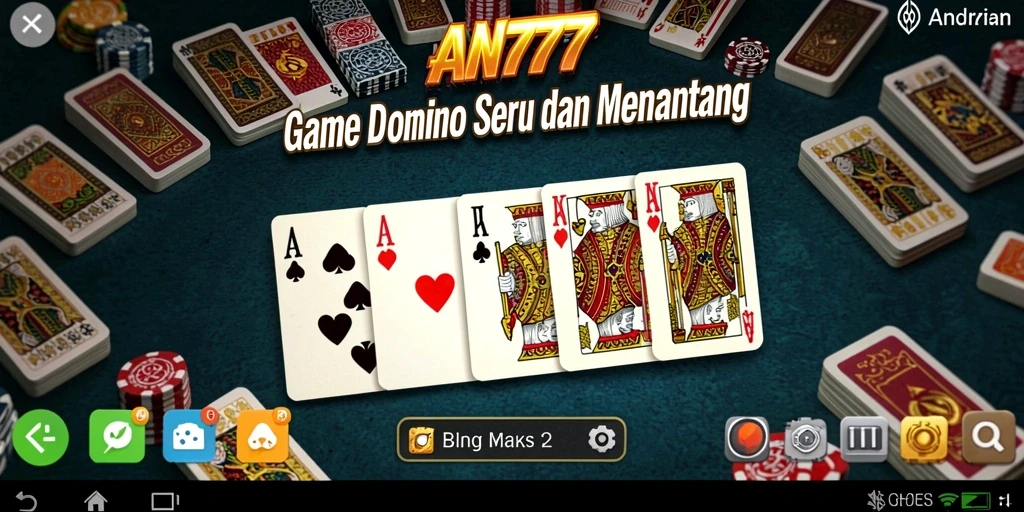 Gameplay seru AN777 yang penuh tantangan dalam permainan Domino.