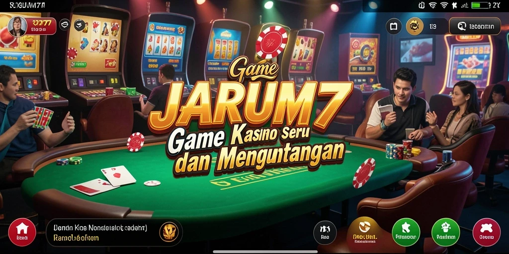Tampilan gameplay Casino yang menarik di JARUM77.