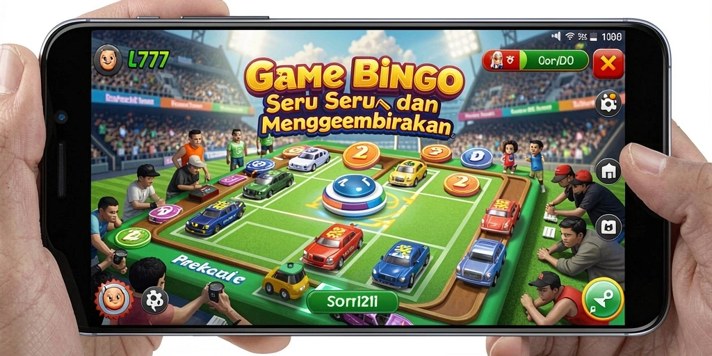 Tampilan seru permainan Bingo L777 yang penuh warna.