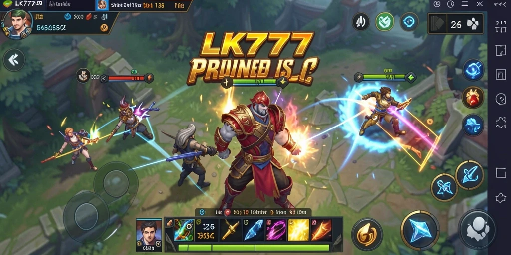 Tampilan gameplay menarik dari LK777 yang menampilkan strategi kompleks.