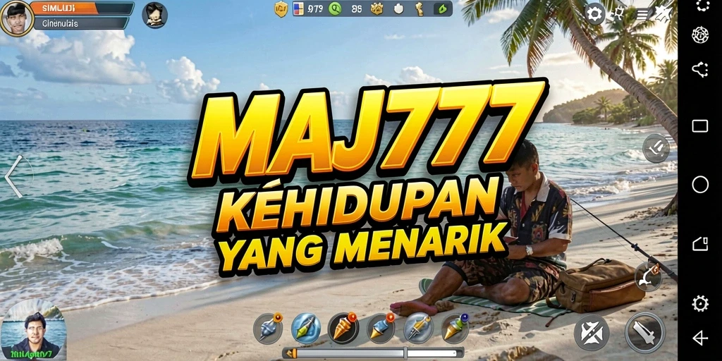 Tampilan gameplay menarik dengan karakter dalam lingkungan simulasi.