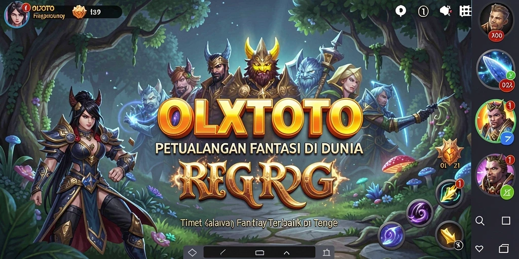 Tampilan gameplay menarik di OLXTOTO yang memikat pemain RPG.