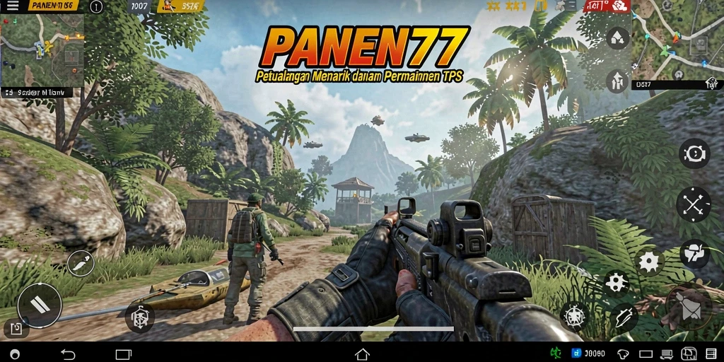 Tampilan gameplay seru dari PANEN77 dengan aksi tembak-menembak yang menarik.
