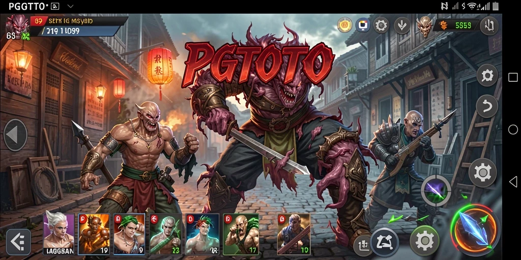 Ilustrasi gameplay menakutkan dalam PGTOTO yang menampilkan keangkeran suasana.