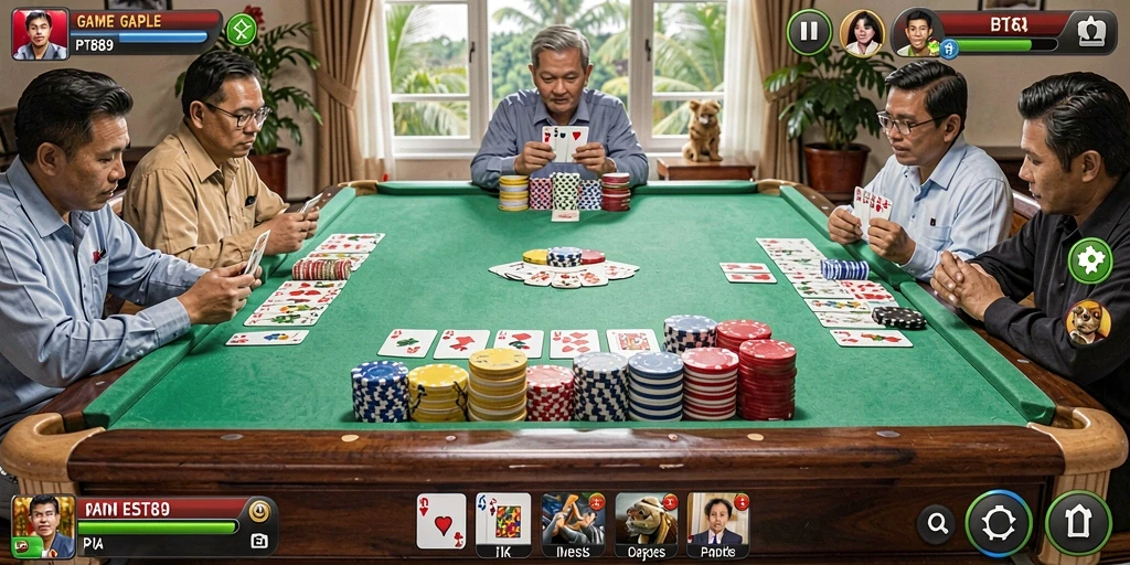 Tampilan menarik dari gameplay PT89 yang seru dan menghibur.