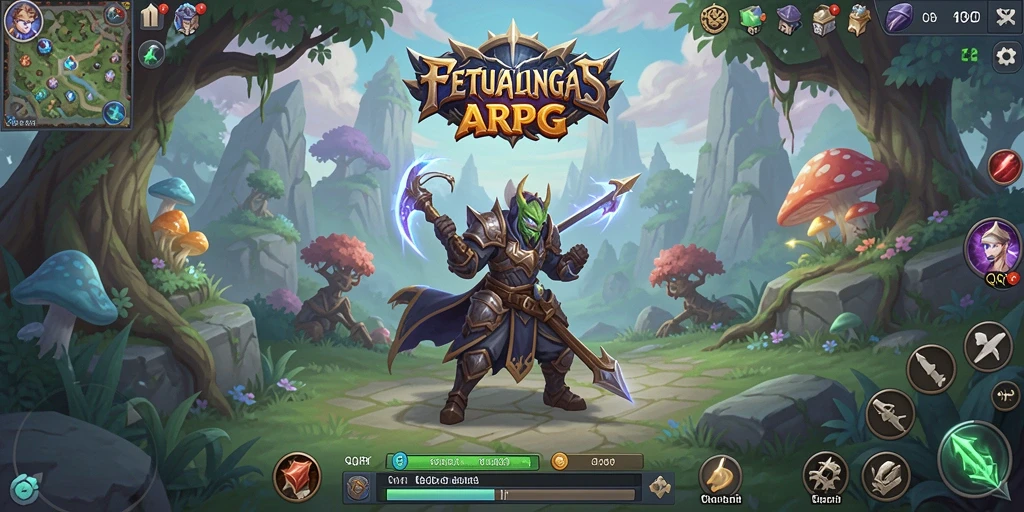 Tangkapan layar gameplay ARPG yang mendebarkan di QQRP.