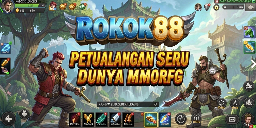 Tampilan gameplay ROKOK88 yang menakjubkan dalam dunia MMORPG.