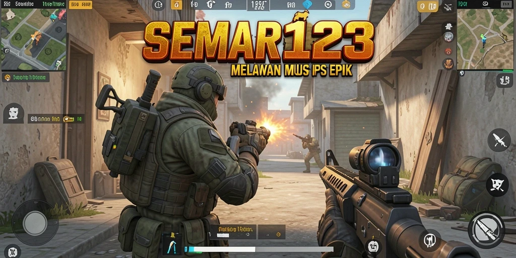 Tampilan aksi seru gameplay SEMAR123 di medan tempur yang menegangkan.