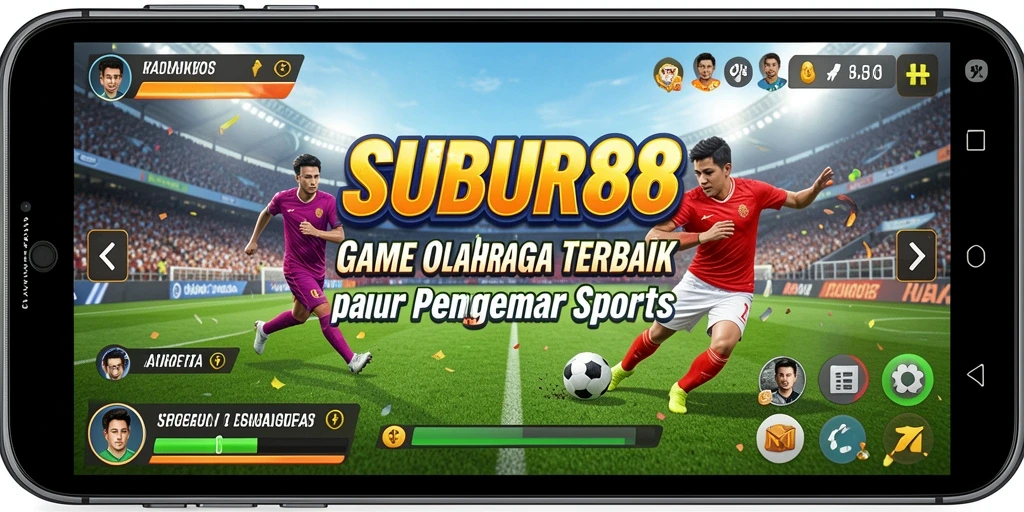 Screenshot SUBUR88 menampilkan aksi seru di lapangan olahraga.