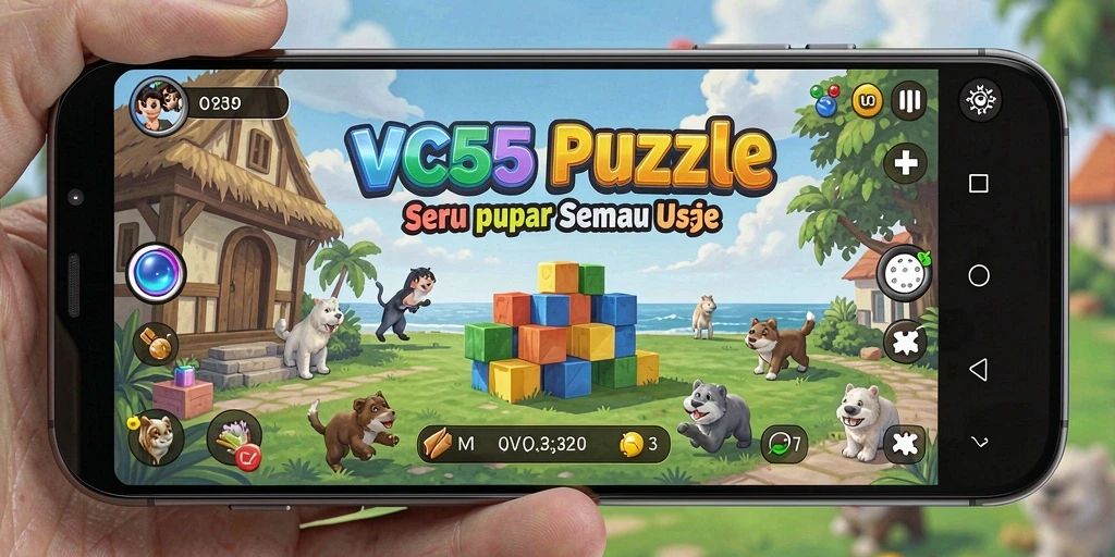 Tampilan gameplay VC55 yang menantang dan menarik.