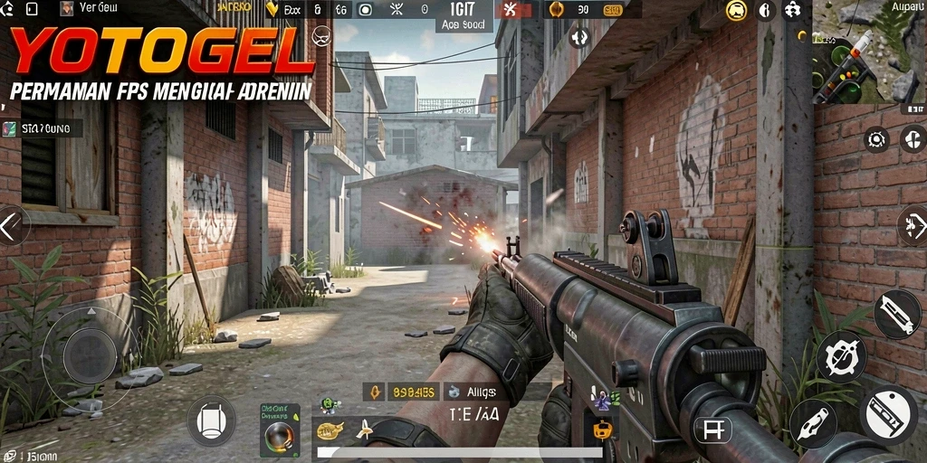 Screenshot menunjukkan intensitas pertempuran di YOTOGEL dengan aksi FPS yang mendebarkan.