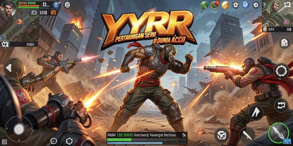 Tangkapan layar gameplay YYRR yang penuh aksi dan ketegangan.